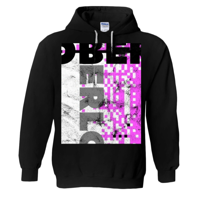 Blazed Grey Black Hoodie